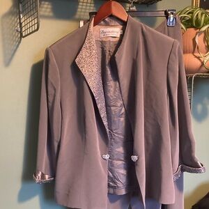 Mon Cheri Elegant Gray Attire